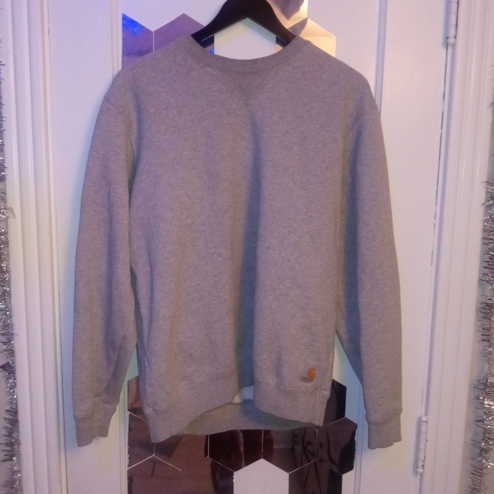 Carhartt Heather Gray Crewneck Sweater